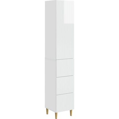 Juego De Armarios 2 Uds. Blanco Brillante Madera De Ingeniería Vidaxl Juego De Armarios 2 Uds. Blanco Brillante Madera De Ingeniería Vidaxl