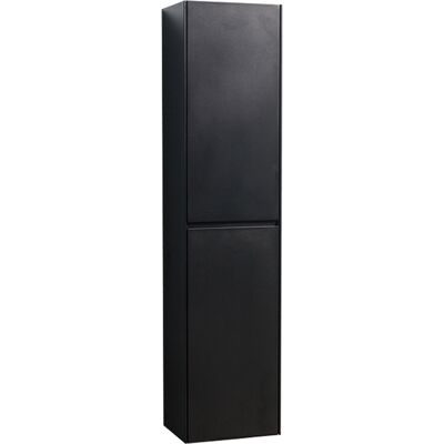 Bernstein - Columna De Almacenaje De Pared 170x40x30cm (altoxanchoxprofundidad) Blanco Brillante, 2 Espacios De Almacenaje En Mdf Lacado, Edge Negro Mate Bernstein - Columna De Almacenaje De Pared 170x40x30cm (altoxanchoxprofundidad) Blanco Brillante, 2 Espacios De Almacenaje En Mdf Lacado, Edge Negro Mate