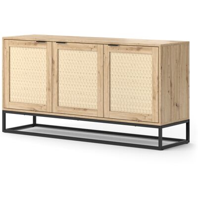 Aparador Natal, Marrón, 40 X 72.5 Cm Con 3 Puertas, Vicco Aparador Natal, Marrón, 40 X 72.5 Cm Con 3 Puertas, Vicco