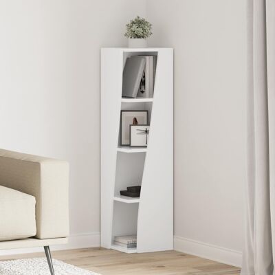 Vidaxl Armario De Esquina 27,5x27x102cm Madera De Ingeniería Vidaxl Armario De Esquina 27,5x27x102cm Madera De Ingeniería