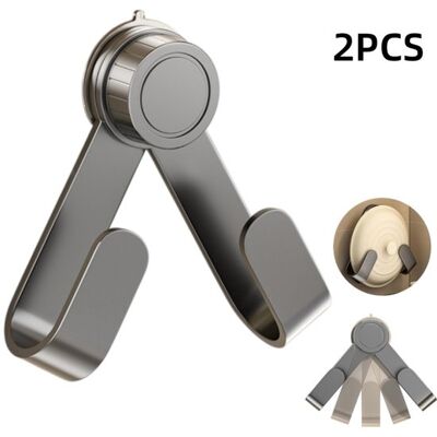 OEM Juego De 2 Piezas - Ganchos - Ganchos Con Ventosa - Soporte Para Tapas De Ollas - Estante De Almacenamiento - Giratorio - Accesorios De Almacenamiento - Apto Para Cocinas, Dormitorios Y Baños - Negro OEM Juego De 2 Piezas - Ganchos - Ganchos Con Ventosa - Soporte Para Tapas De Ollas - Estante De Almacenamiento - Giratorio - Accesorios De Almacenamiento - Apto Para Cocinas, Dormitorios Y Baños - Negro