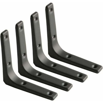 OEM Soporte Para Estante De Pared, Soporte De Metal Negro Mate, Soporte De Metal Para Estante De Cocina, Soporte Resistente, 100 Mm X 100 Mm, 4 Unidades -crezuo OEM Soporte Para Estante De Pared, Soporte De Metal Negro Mate, Soporte De Metal Para Estante De Cocina, Soporte Resistente, 100 Mm X 100 Mm, 4 Unidades -crezuo