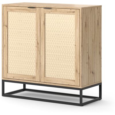 Cómoda Natal, Marrón, 40 X 92.5 Cm Con 2 Puertas, Vicco Cómoda Natal, Marrón, 40 X 92.5 Cm Con 2 Puertas, Vicco
