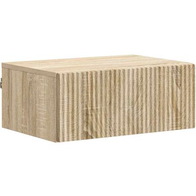 Mesita De Noche De Pared Roble Sonoma 49 X 34,5 X 20 Cm Vidaxl Mesita De Noche De Pared Roble Sonoma 49 X 34,5 X 20 Cm Vidaxl