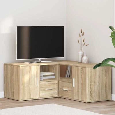 Vidaxl Mueble De Esquina Madera Ingeniería Roble Sonoma 160x40x45 Cm Vidaxl Mueble De Esquina Madera Ingeniería Roble Sonoma 160x40x45 Cm