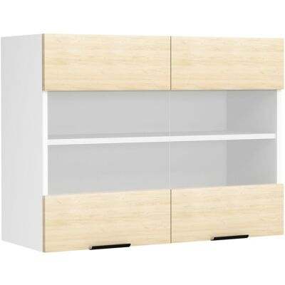 Armario de Pared VCM Fasola - Puertas de Vidrio, 80cm Armario de Pared VCM Fasola - Puertas de Vidrio, 80cm