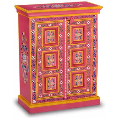 HELLOSHOP26 Aparador Tipo Buffet Con Consola De Almacenamiento En Madera Maciza De Mango Pintada A Mano En Rosa 4402024 HELLOSHOP26 Aparador Tipo Buffet Con Consola De Almacenamiento En Madera Maciza De Mango Pintada A Mano En Rosa 4402024