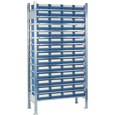 OEM Estante Con Pernos H2000xw1000xd400mm Estante Básico 14 Estantes De Acero 56 X 5 OEM Estante Con Pernos H2000xw1000xd400mm Estante Básico 14 Estantes De Acero 56 X 5