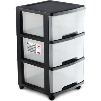 Estantería con ruedas Curver con 3 cajones - 20 L Estantería con ruedas Curver con 3 cajones - 20 L