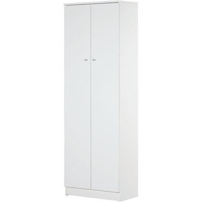 Webmarketpoint Blanco 62x34x182cm Armario Multiuso Webmarketpoint Blanco 62x34x182cm Armario Multiuso
