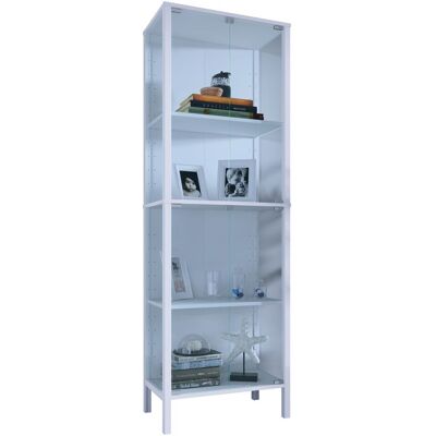 Gabinete De Exhibición De Vidrio Jensol Alto Armario De Pie 178x60x35 - Vcm Gabinete De Exhibición De Vidrio Jensol Alto Armario De Pie 178x60x35 - Vcm