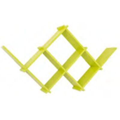 IPERBRIKO Estantería de Pared 6 Verde Ácido - Estantería de Pared IPERBRIKO Estantería de Pared 6 Verde Ácido - Estantería de Pared