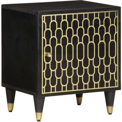 Mesita De Noche De Madera Maciza De Mango 40x33x46 Cm Vidaxl Mesita De Noche De Madera Maciza De Mango 40x33x46 Cm Vidaxl