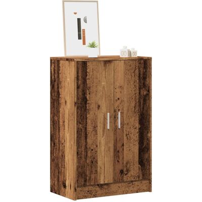 Vidaxl - Mueble Zapatero Madera Ingeniería Madera Envejecida 60x35x92 Cm Vidaxl - Mueble Zapatero Madera Ingeniería Madera Envejecida 60x35x92 Cm