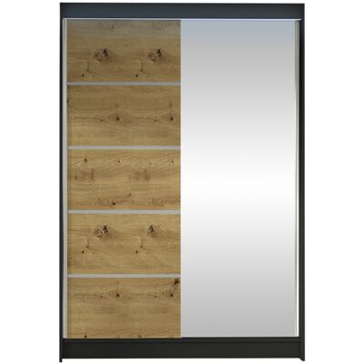 MUEBLES Atlanta 149 Negro - Armario MUEBLES Atlanta 149 Negro - Armario