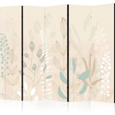 Biombo Artgeist Doble Cara Beige 225x172 Cm Tela Madera Biombo Artgeist Doble Cara Beige 225x172 Cm Tela Madera