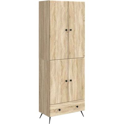 Juego De Armarios 2 Uds. Roble Sonoma Madera De Ingeniería Vidaxl Juego De Armarios 2 Uds. Roble Sonoma Madera De Ingeniería Vidaxl