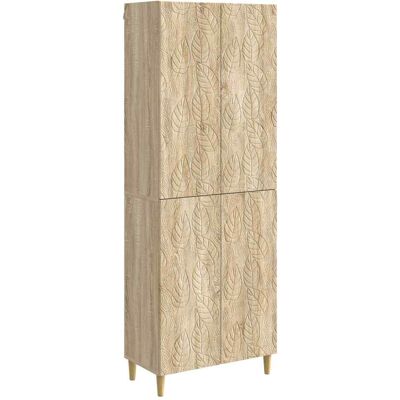 Juego De Armarios 2 Uds. Roble Sonoma Madera De Ingeniería Vidaxl Juego De Armarios 2 Uds. Roble Sonoma Madera De Ingeniería Vidaxl