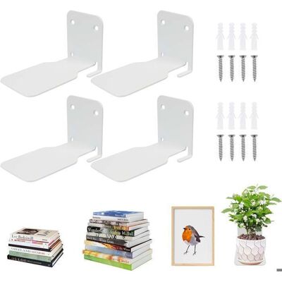 OEM Tuserxln 4 Piezas De Estantes Flotantes De Metal Para Pared, Estante Invisible Para Libros, Oficina, Cocina - Blanco OEM Tuserxln 4 Piezas De Estantes Flotantes De Metal Para Pared, Estante Invisible Para Libros, Oficina, Cocina - Blanco