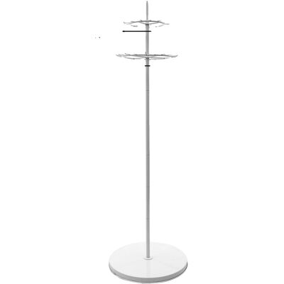 OEM Estante Expositor Para Accesorios, 31 Ganchos, Diseño Que Ahorra Espacio, Blanco OEM Estante Expositor Para Accesorios, 31 Ganchos, Diseño Que Ahorra Espacio, Blanco