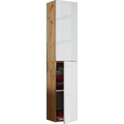 Gabinete de baño VCM Honing Roble - 150x33x22 cm - Melamina Gabinete de baño VCM Honing Roble - 150x33x22 cm - Melamina