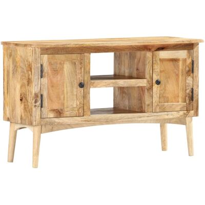 Aparador De Madera Maciza De Mango 100x35x60 Cm Vidaxl Aparador De Madera Maciza De Mango 100x35x60 Cm Vidaxl