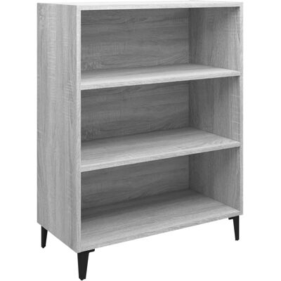 Vidaxl - Aparador De Madera Contrachapada Gris Sonoma 69,5x32,5x90 Cm Vidaxl - Aparador De Madera Contrachapada Gris Sonoma 69,5x32,5x90 Cm