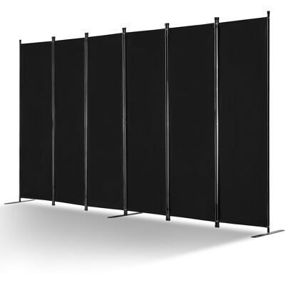 Biombo Separador De Ambientes De 3110 X 1805 X 450 Mm, Separador Plegable De Ambientes De 6 Paneles Mampara De Privacidad Para Interiores, Separador De Ambientes Para Oficina, Dormitorio, Negro - Vevor Biombo Separador De Ambientes De 3110 X 1805 X 450 Mm, Separador Plegable De Ambientes De 6 Paneles Mampara De Privacidad Para Interiores, Separador De Ambientes Para Oficina, Dormitorio, Negro - Vevor