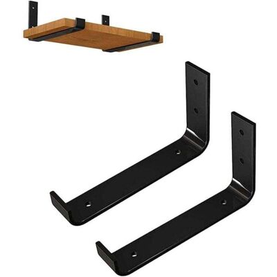 OEM Juego De 2 Soportes Industriales De Pared De Alta Resistencia Para Estantes Flotantes, Soportes De Esquina Rústicos Industriales Para Estantes (15 Cm) - Crezuo OEM Juego De 2 Soportes Industriales De Pared De Alta Resistencia Para Estantes Flotantes, Soportes De Esquina Rústicos Industriales Para Estantes (15 Cm) - Crezuo