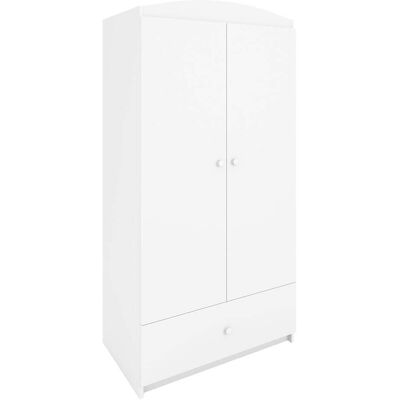 Armario Babydreams de Kocot Kids Blanco con 2 Puertas y 1 Cajón Armario Babydreams de Kocot Kids Blanco con 2 Puertas y 1 Cajón