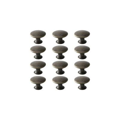 OEM Juego De 12 Pomos Retro Para Cómoda, Tiradores Para Muebles, Bordes Redondeados, En Hierro Antiguo Y Latón, Para Perchero, Muebles De Cocina Vintage, Armarios, Cajones, Bronce Envejecido Verde - Crezu OEM Juego De 12 Pomos Retro Para Cómoda, Tiradores Para Muebles, Bordes Redondeados, En Hierro Antiguo Y Latón, Para Perchero, Muebles De Cocina Vintage, Armarios, Cajones, Bronce Envejecido Verde - Crezu