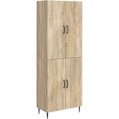 Juego De Armarios 2 Uds. Madera De Ingeniería Vidaxl Juego De Armarios 2 Uds. Madera De Ingeniería Vidaxl
