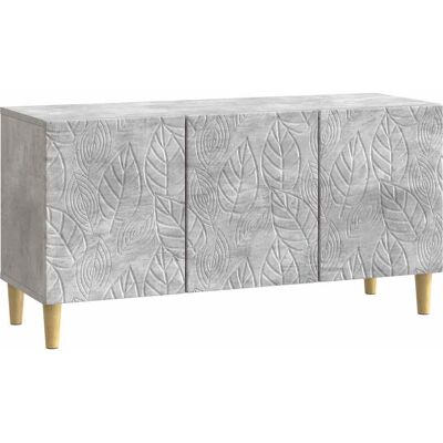 Mueble De Tv 99 X 34,5 X 50 Cm Gris Hormigón Vidaxl Mueble De Tv 99 X 34,5 X 50 Cm Gris Hormigón Vidaxl