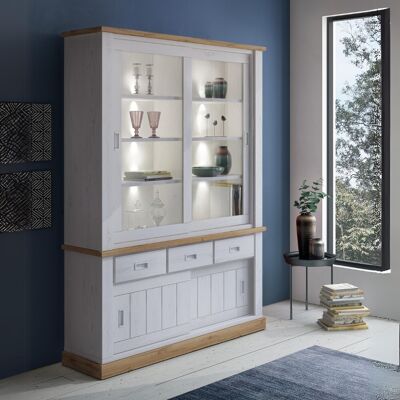 IPERBRIKO - Vitrina 150x39.6x203.4 - 2 puertas de vidrio IPERBRIKO - Vitrina 150x39.6x203.4 - 2 puertas de vidrio