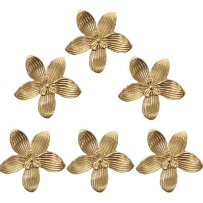 OEM Juego De 6 Tiradores Metálicos Con Forma De Flor Para Cajones, Armarios, Alacenas, Cocinas Y Puertas, Adecuados Para Cajones De Cómodas. OEM Juego De 6 Tiradores Metálicos Con Forma De Flor Para Cajones, Armarios, Alacenas, Cocinas Y Puertas, Adecuados Para Cajones De Cómodas.