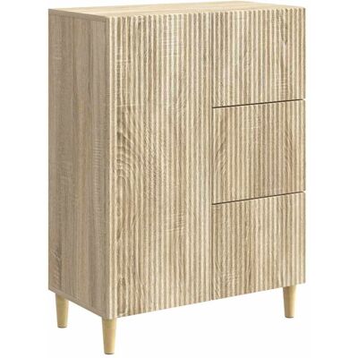 Aparador Roble Sonoma 66 X 34,5 X 90 Cm Madera De Ingeniería Vidaxl Aparador Roble Sonoma 66 X 34,5 X 90 Cm Madera De Ingeniería Vidaxl