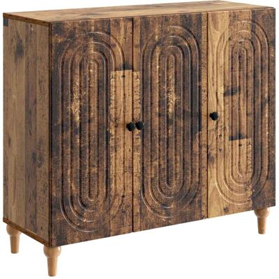 Aparador Madera Envejecida 89 X 34,5 X 80 Cm Vidaxl Aparador Madera Envejecida 89 X 34,5 X 80 Cm Vidaxl