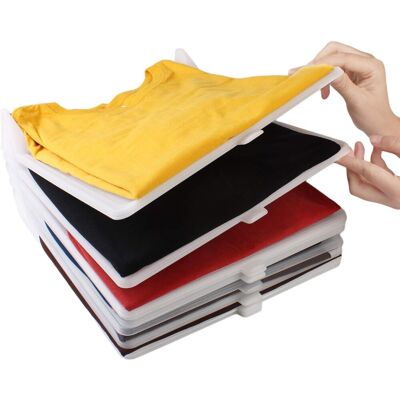 PENY Organizador De Camisetas, Organizador De Armario, Divisor De Armario Apilable, Duradero, Resistente A La Humedad Y A Las Arrugas. Para Guardar Camisas En Armarios, Vestidos, Ropa, Cajones Y Estantería PENY Organizador De Camisetas, Organizador De Armario, Divisor De Armario Apilable, Duradero, Resistente A La Humedad Y A Las Arrugas. Para Guardar Camisas En Armarios, Vestidos, Ropa, Cajones Y Estantería