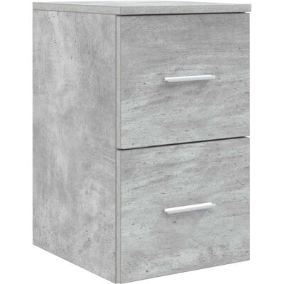 Gabinete De Baño Intermedio Gris Hormigón 30 X 35 X 50 Cm Vidaxl Gabinete De Baño Intermedio Gris Hormigón 30 X 35 X 50 Cm Vidaxl