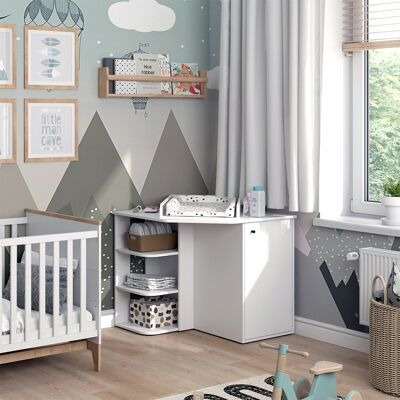 Cambiador Kristian Blanco Vicco - Mueble para bebé Cambiador Kristian Blanco Vicco - Mueble para bebé