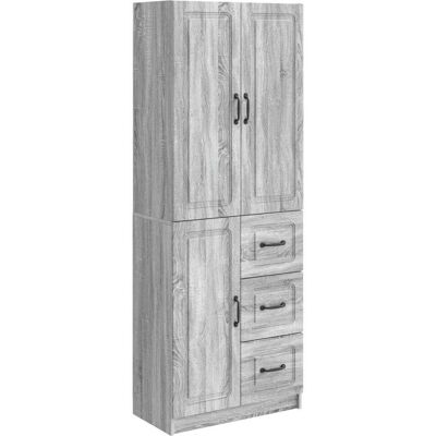 Juego De Armarios 2 Uds. Sonoma Gris Madera De Ingeniería Vidaxl Juego De Armarios 2 Uds. Sonoma Gris Madera De Ingeniería Vidaxl