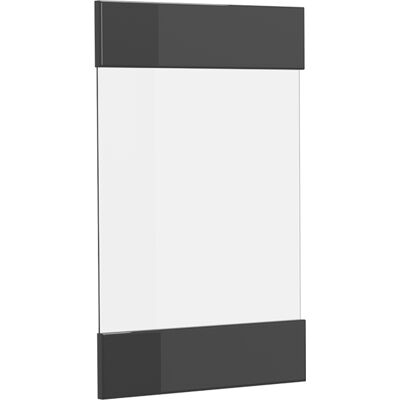 Frente De Cocina R-line, Antracita Alto Brillo, 39.6 X 59 Cm Frente De Mueble Para Armario Mural Con Vitrina, Vicco Frente De Cocina R-line, Antracita Alto Brillo, 39.6 X 59 Cm Frente De Mueble Para Armario Mural Con Vitrina, Vicco