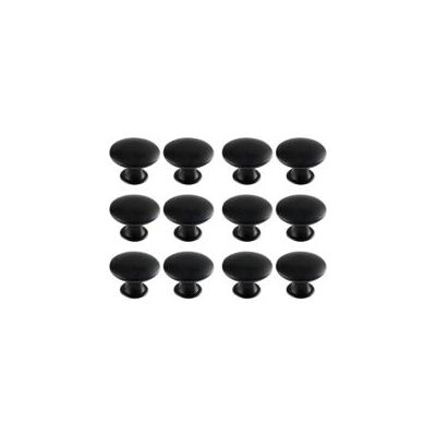 OEM Tiradores Redondos Retro Para Cajones Y Puertas Zvd, Aptos Para Cajones, Armarios Y Alacenas (12 Unidades, Color Negro) - Crezuo OEM Tiradores Redondos Retro Para Cajones Y Puertas Zvd, Aptos Para Cajones, Armarios Y Alacenas (12 Unidades, Color Negro) - Crezuo