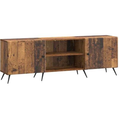 Mueble De Tv Madera Envejecida 150 X 31 X 50 Cm Vidaxl Mueble De Tv Madera Envejecida 150 X 31 X 50 Cm Vidaxl
