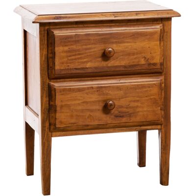 Biscottini - Cómoda De Estilo Country De Madera Maciza De Tilo Acabado Con Efecto Nogal 100x48x95 Cm Biscottini - Cómoda De Estilo Country De Madera Maciza De Tilo Acabado Con Efecto Nogal 100x48x95 Cm