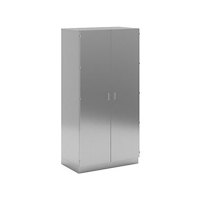 Kaiserkraft - Armario Alto De Acero Inoxidable Para Salas Blancas 2 Puertas Kaiserkraft - Armario Alto De Acero Inoxidable Para Salas Blancas 2 Puertas