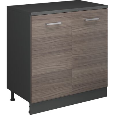 Armario De Ampliación Rion, Gris Noble/antracita, 80 X 46 Cm Sin Inclinación Con 2 Puertas, Vicco Armario De Ampliación Rion, Gris Noble/antracita, 80 X 46 Cm Sin Inclinación Con 2 Puertas, Vicco