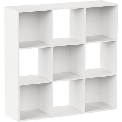7house - SpaceQub 9-Cubes - White - 100.5x32x100.5 cm - Bookcase 7house - SpaceQub 9-Cubes - White - 100.5x32x100.5 cm - Bookcase
