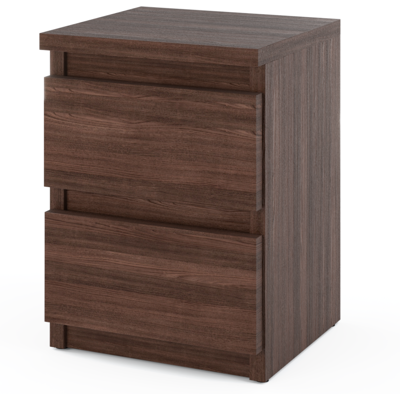 Nakastlik - 30cm Roble Wenge 2S - Roble Wenge - Mesita de noche Nakastlik - 30cm Roble Wenge 2S - Roble Wenge - Mesita de noche