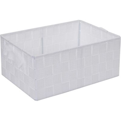 HEGELE - HHG-254 - Blanco - 14x31x23 cm - Cesta de almacenamiento HEGELE - HHG-254 - Blanco - 14x31x23 cm - Cesta de almacenamiento